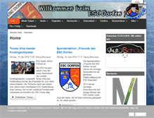 Tablet Screenshot of esc-dorfen.de